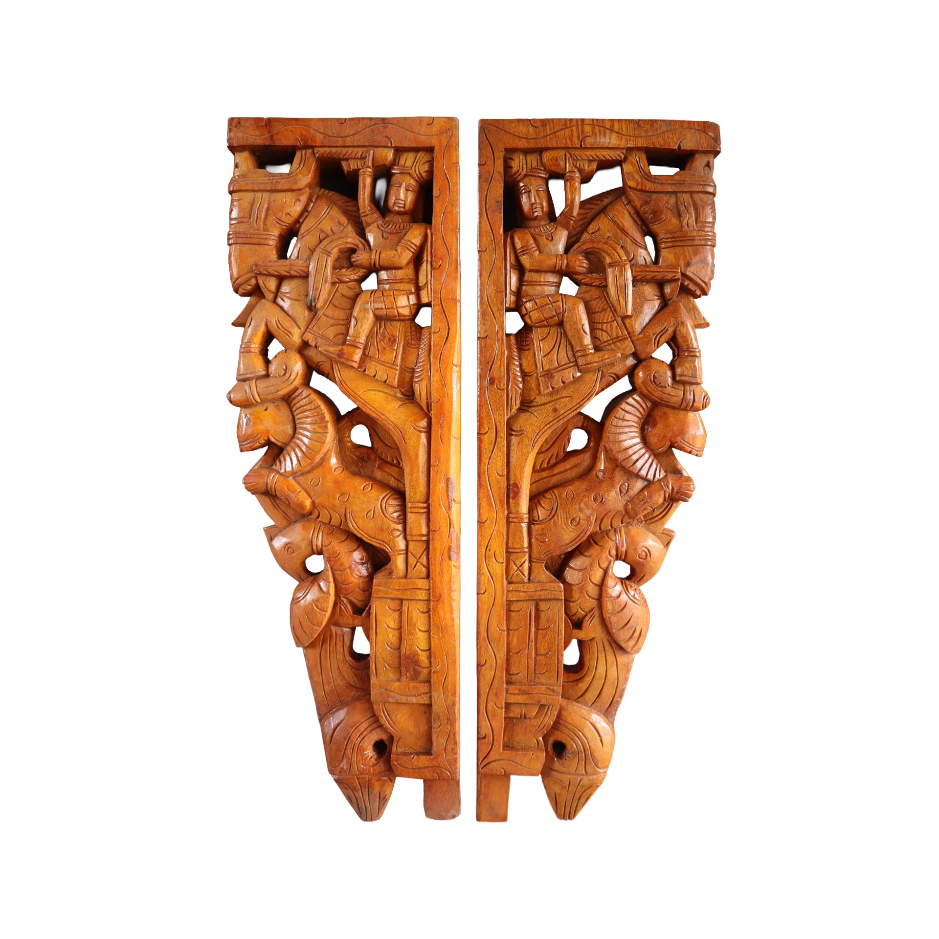 Madhavamala – Warrior Horses Set of Two