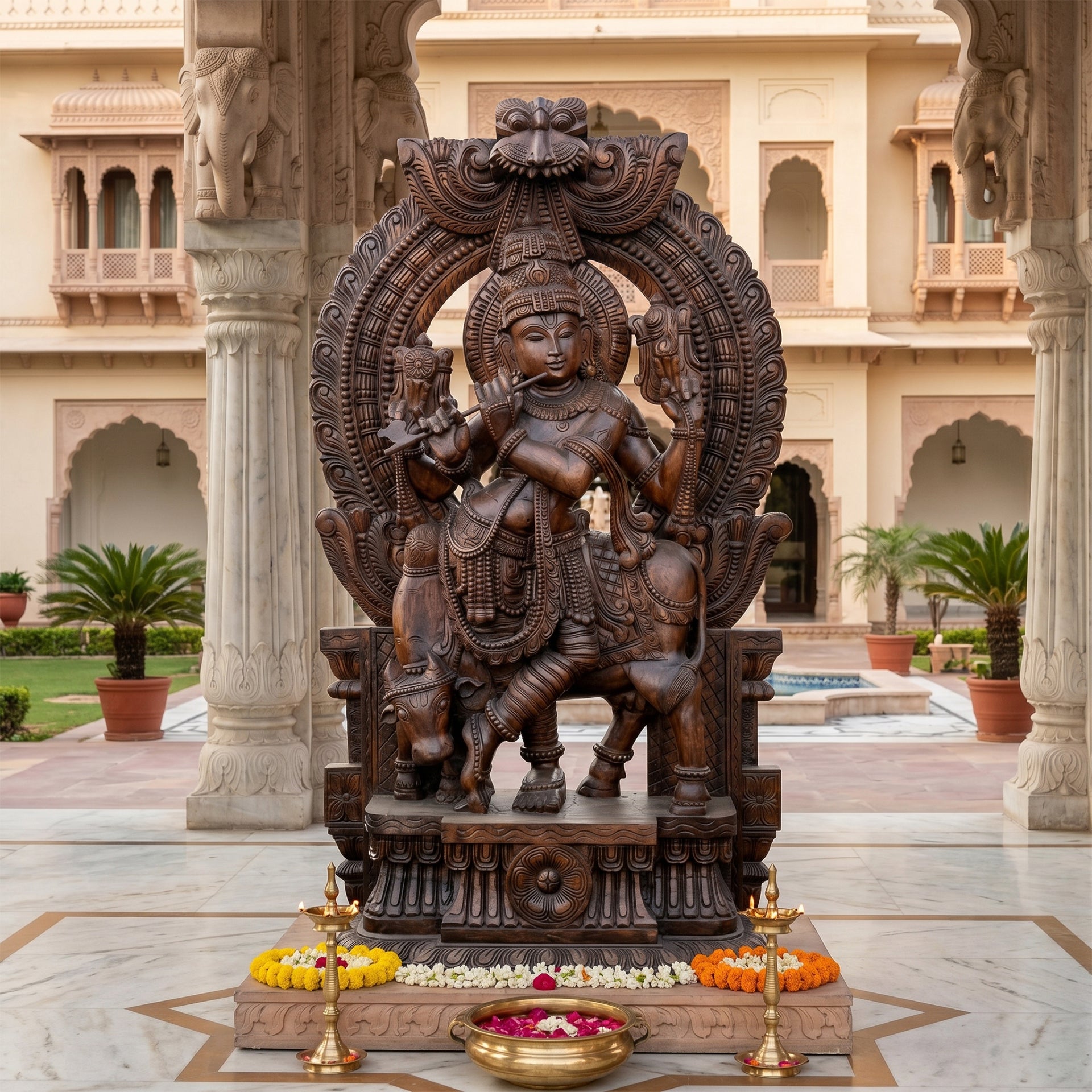 Madhavamala - Krishna Statue