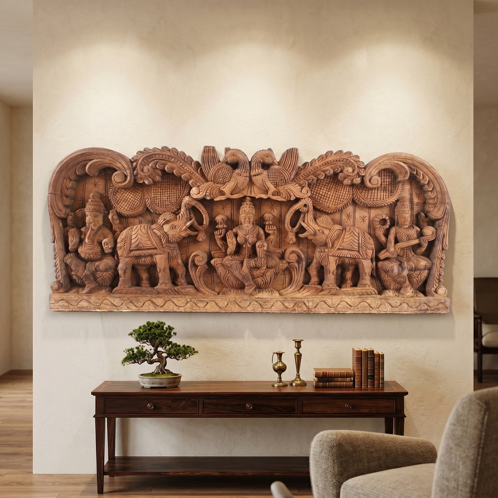 Madhavamala – Lakshmi Elephants Panel