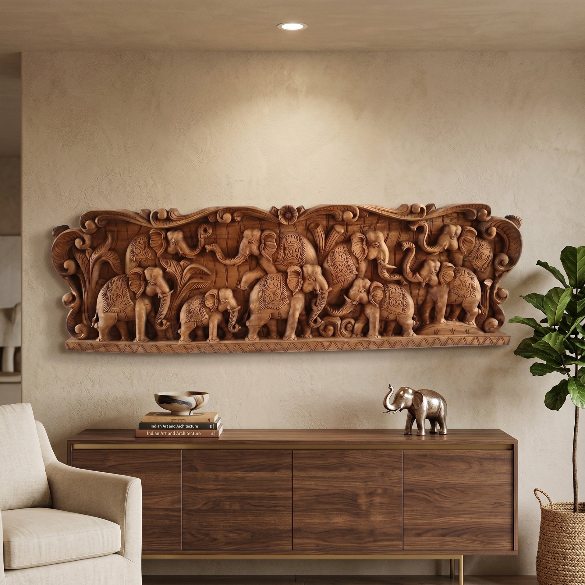 Madhavamala – Elephant Harmony Panel