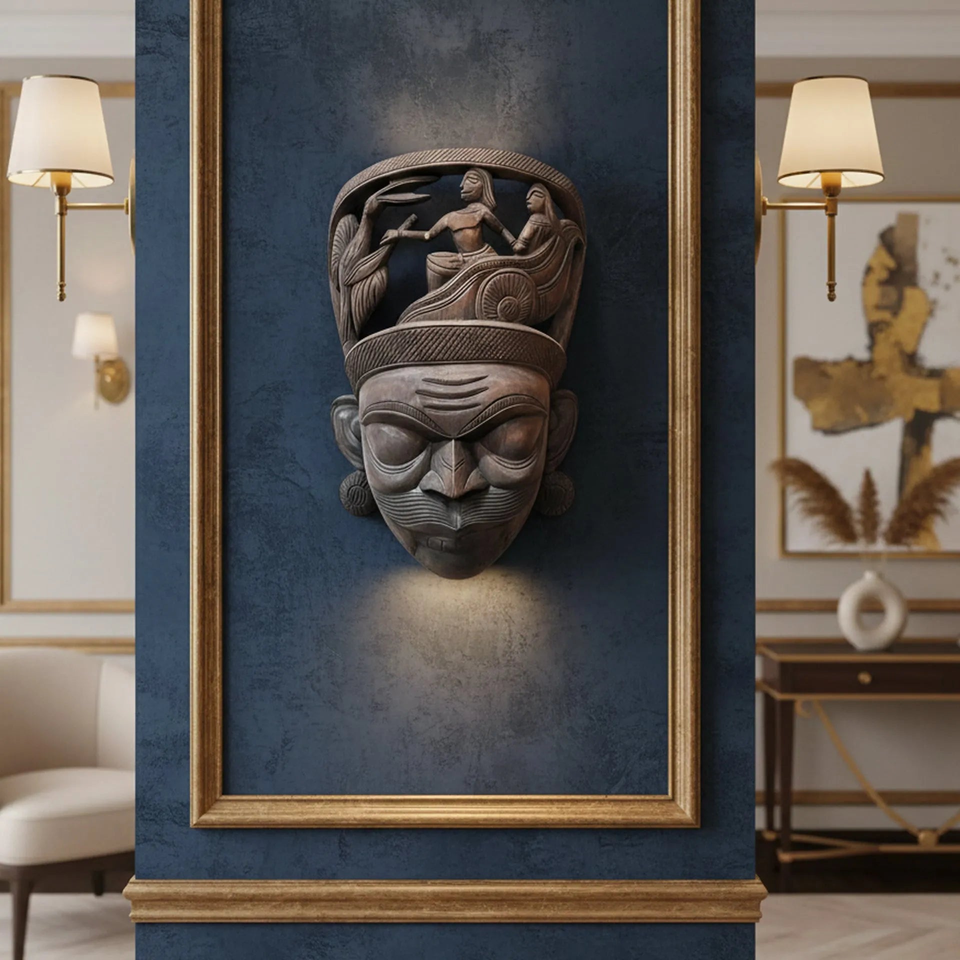 Gomira - Ravan face- Sita Haran Jatayu scene