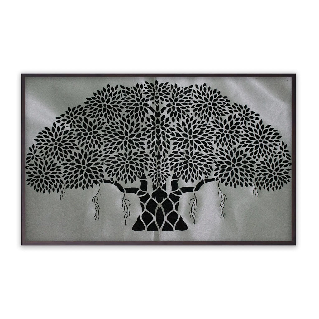 Sanjhi Art - Banyan Tree