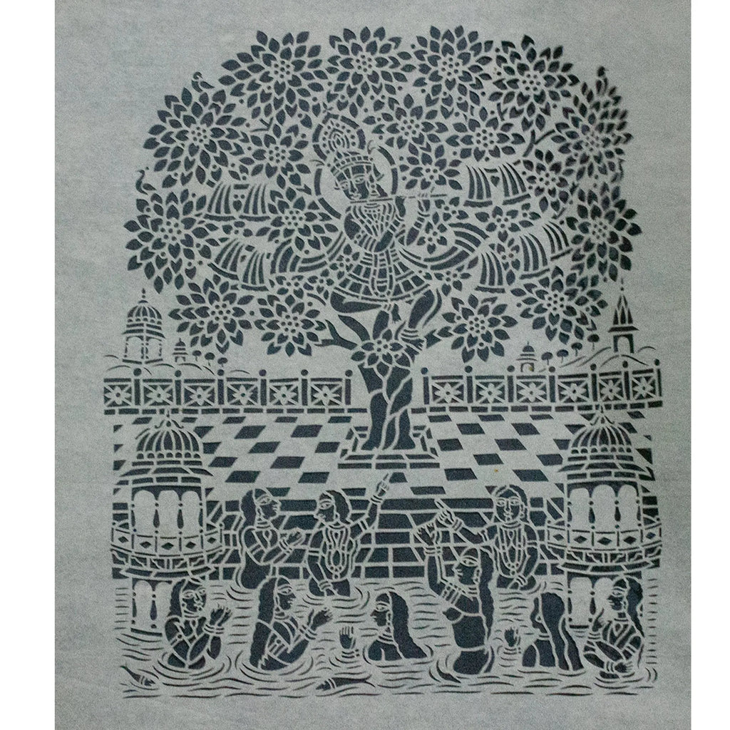 Sanjhi Art - Vastraharan Krishn Leela