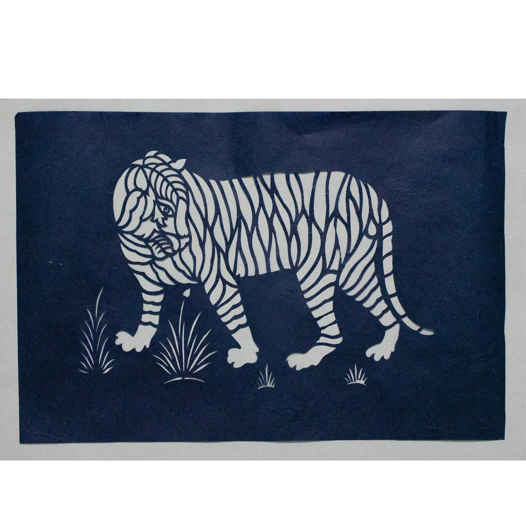 Sanjhi Art - The tiger