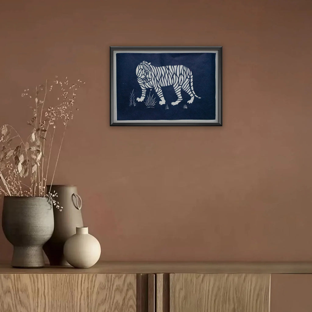 Sanjhi Art - The tiger
