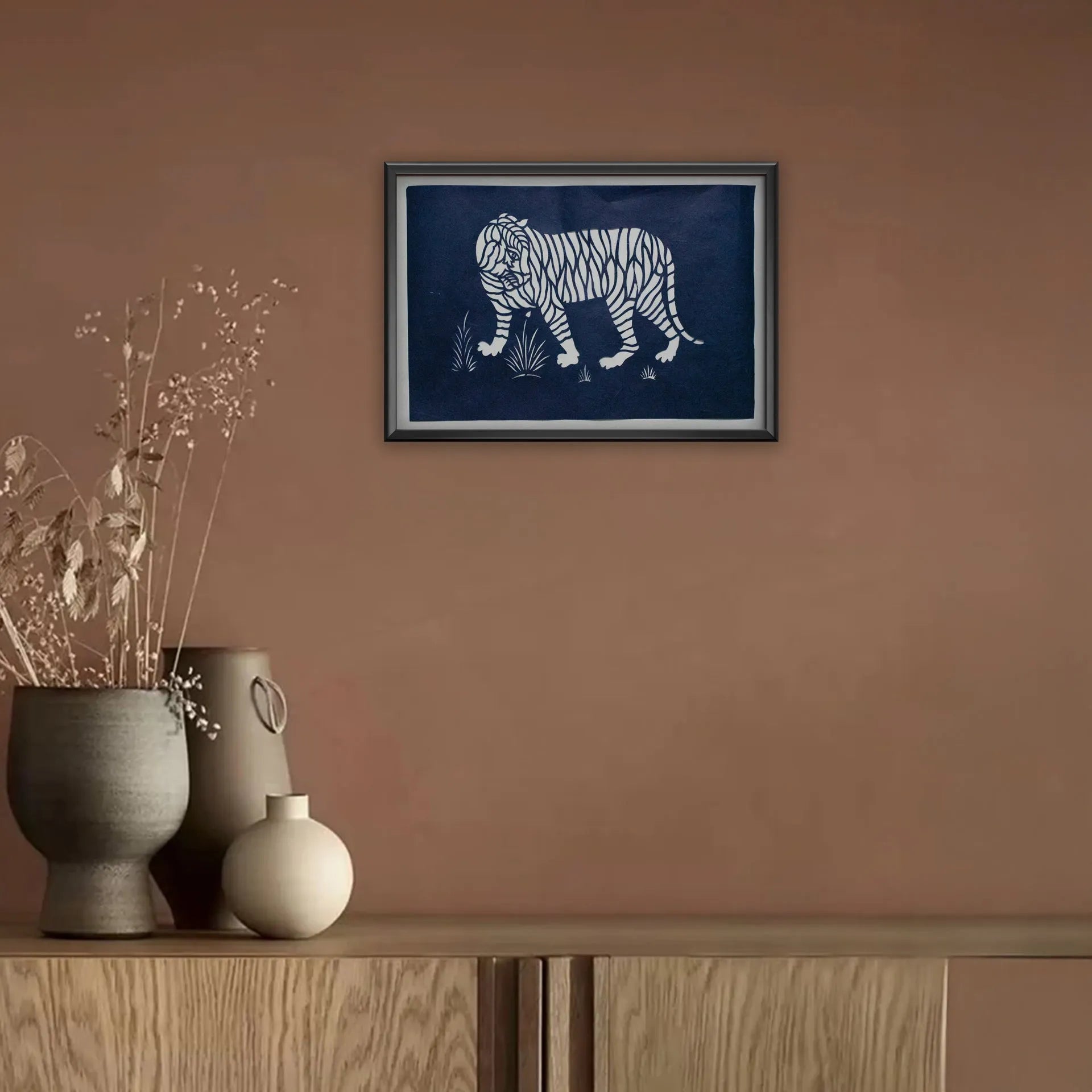 Sanjhi Art - The tiger