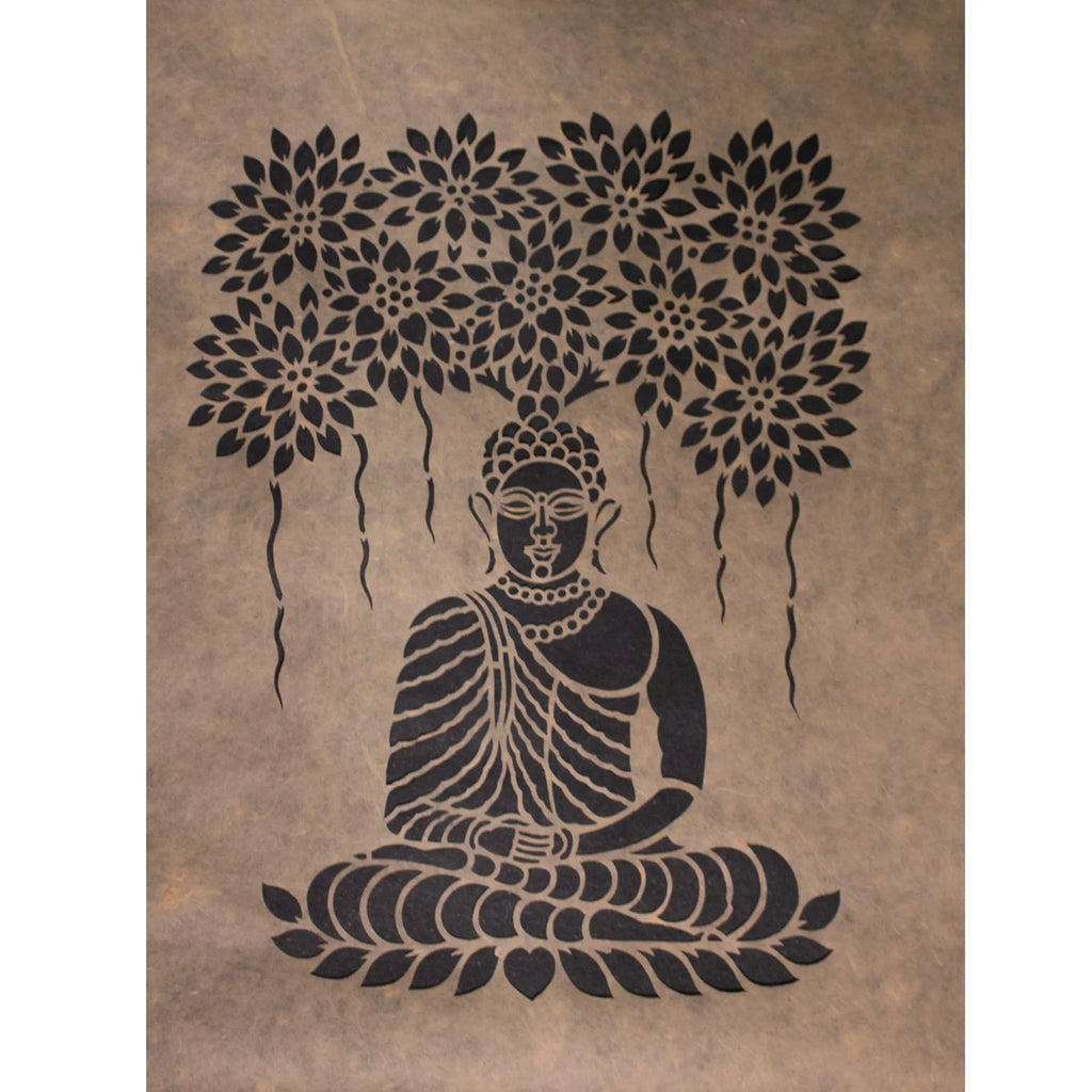 Sanjhi Art - Lord Budda in meditation