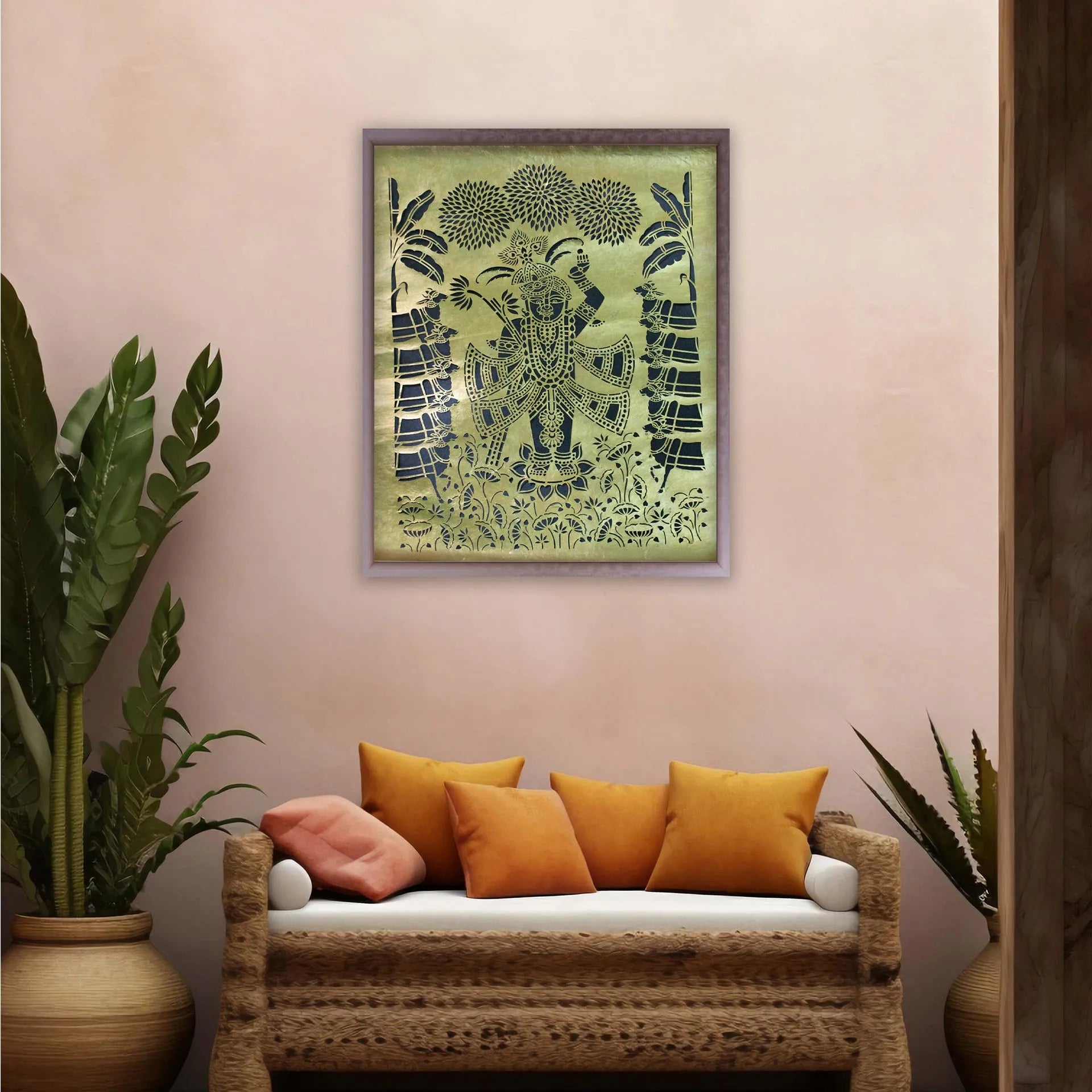 Sanjhi Art - shreenath ji