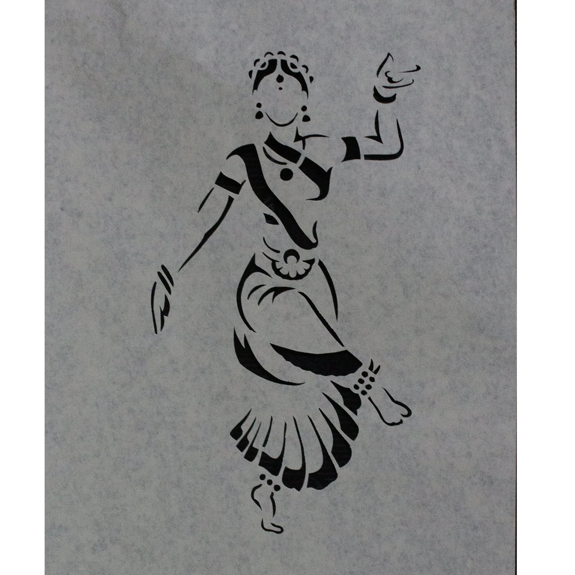 Sanjhi Art - The Bharatnatyam dance
