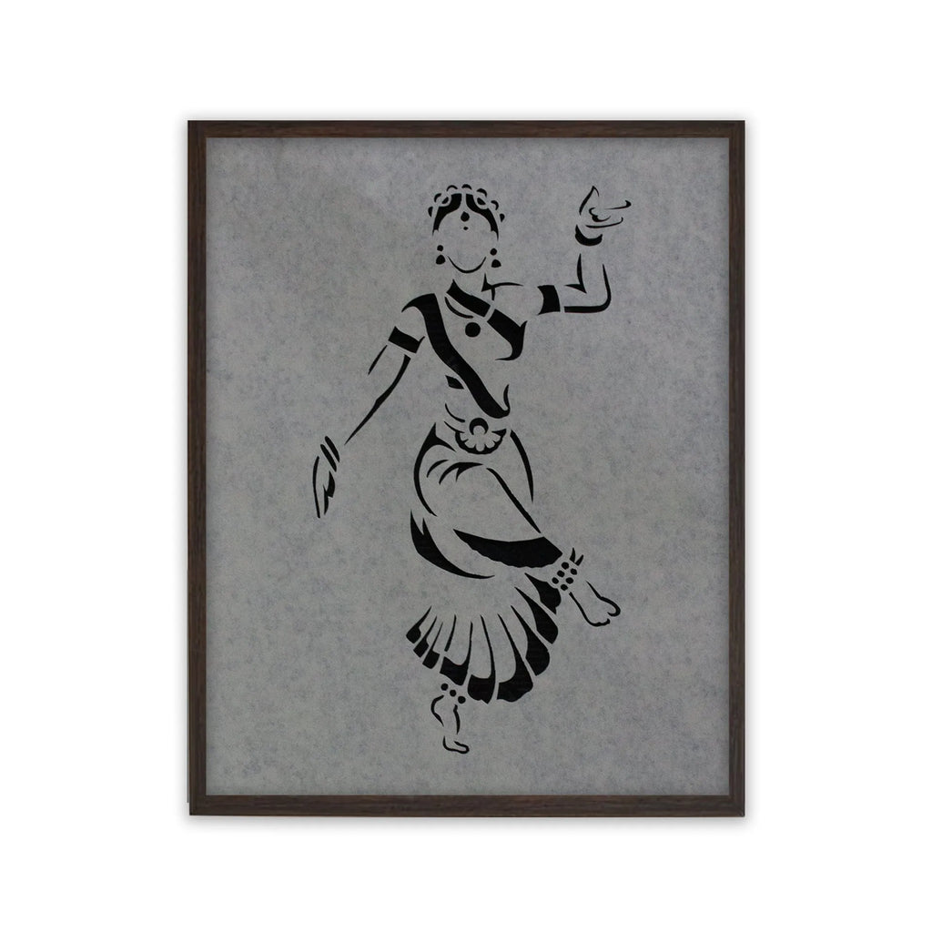 Sanjhi Art - The Bharatnatyam dance