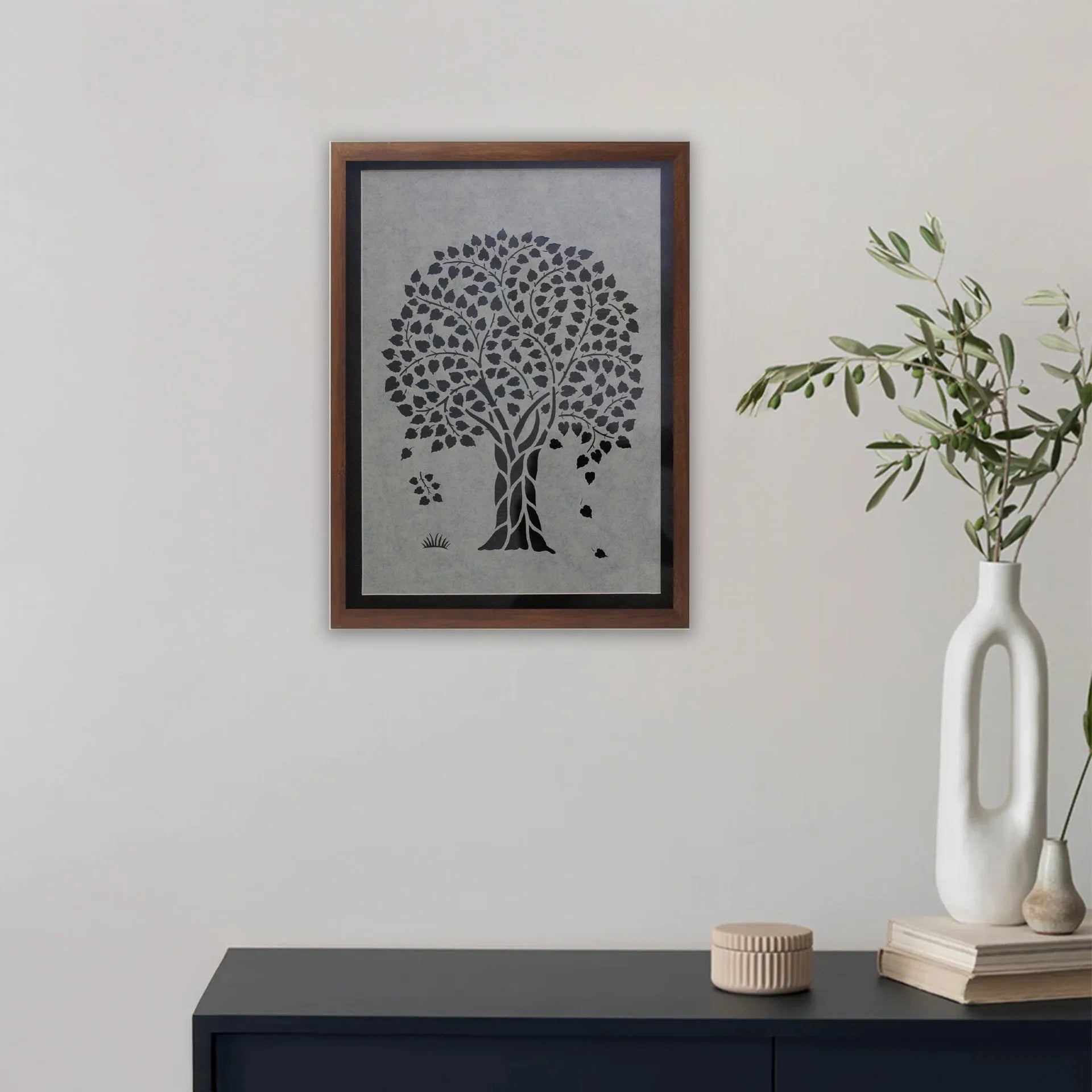 Sanjhi Art - Peepal Tree