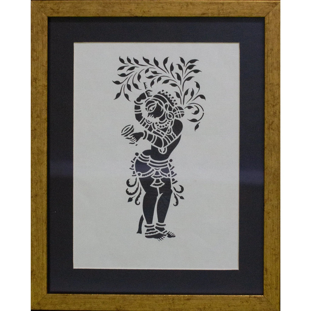 Sanjhi Art - The apsara