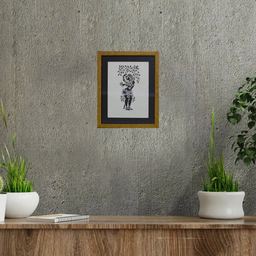 Sanjhi Art - The apsara