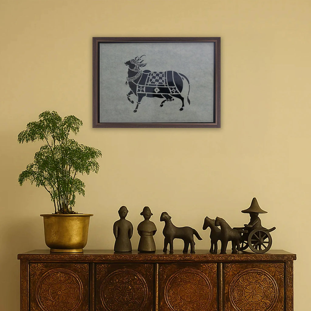 Sanjhi Art - The Pichwai Cow