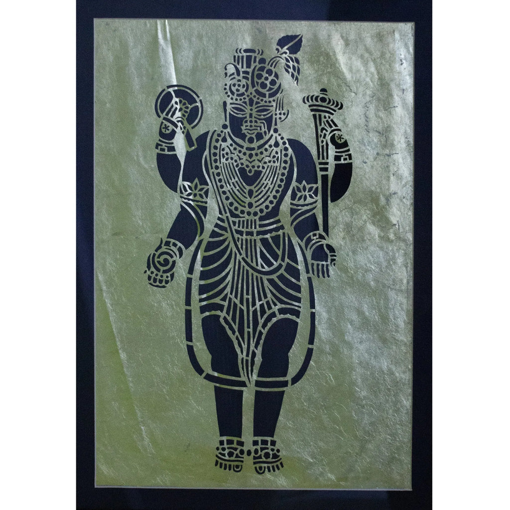 Sanjhi Art - Shree Krishna