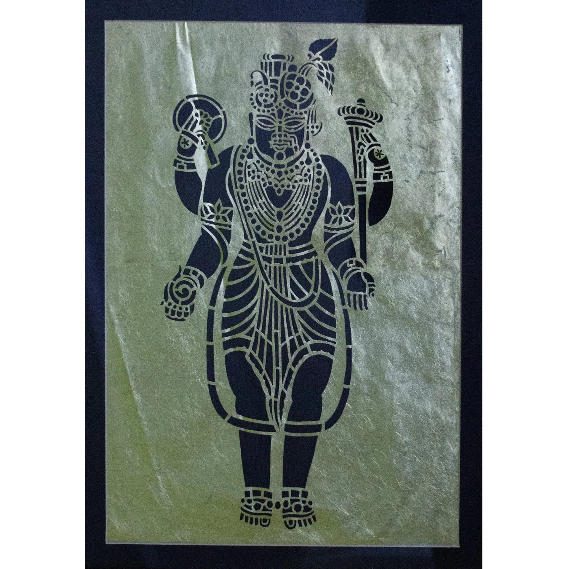 Sanjhi Art - Shree Krishna