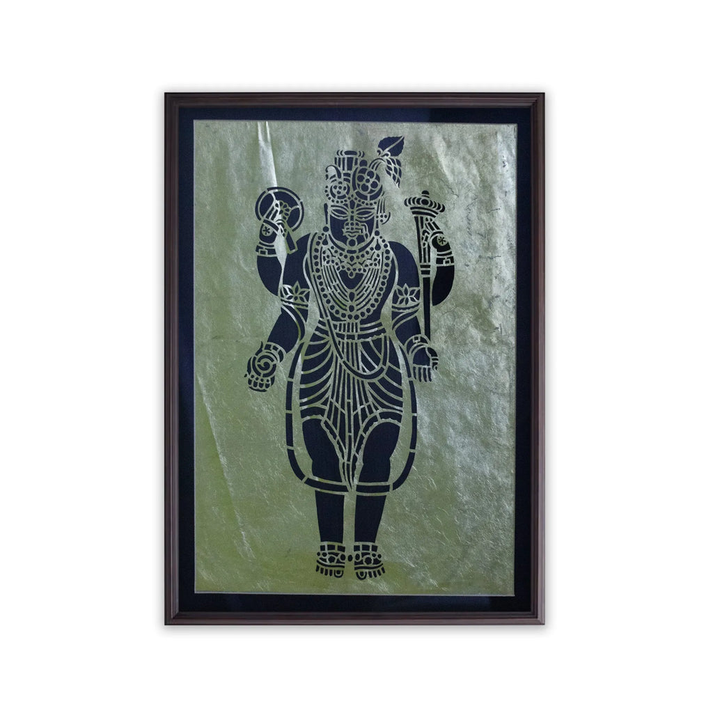 Sanjhi Art - Shree Krishna