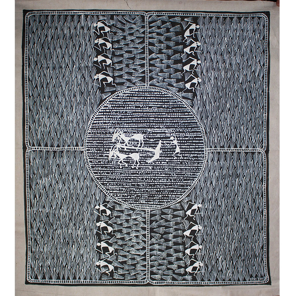 Warli - Rice planting by farmers