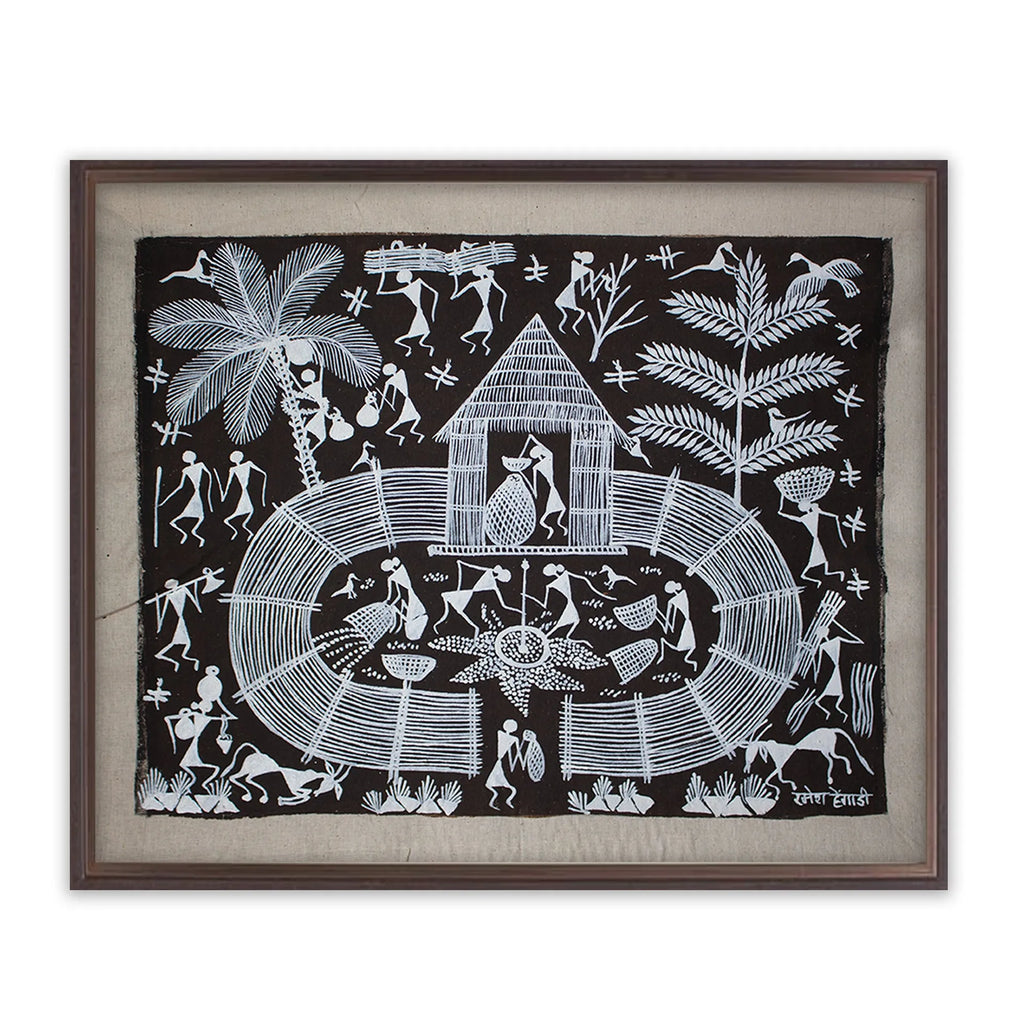 Warli - Village scene