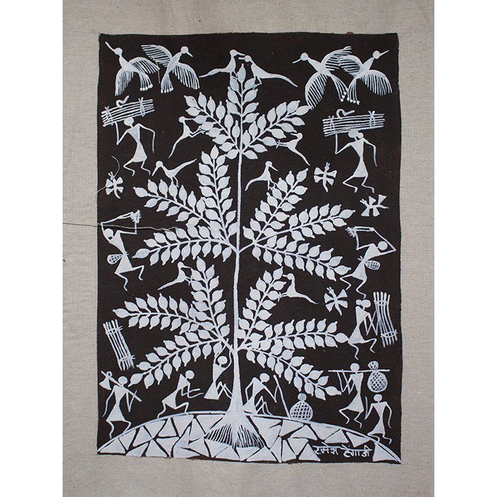 Warli - Village scene