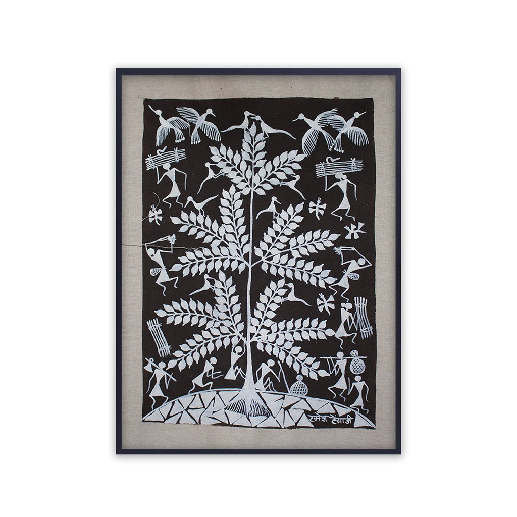 Warli - Village scene