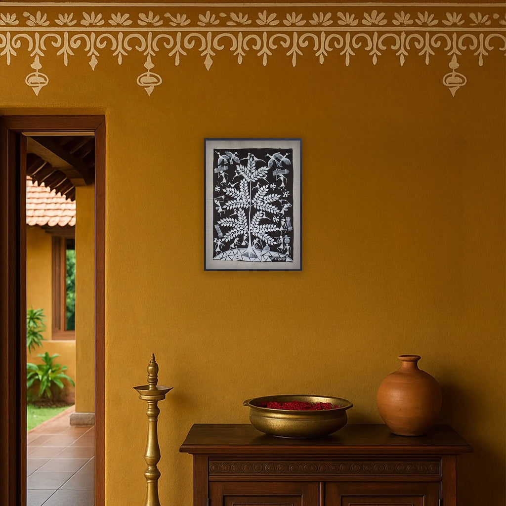 Warli - Village scene