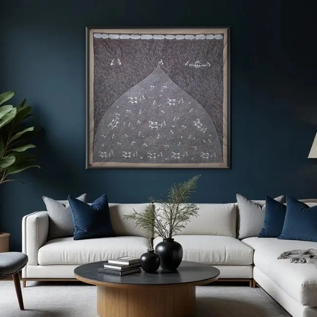 Warli - Fist rain, pooja of rain god and secret help by rain god with worms