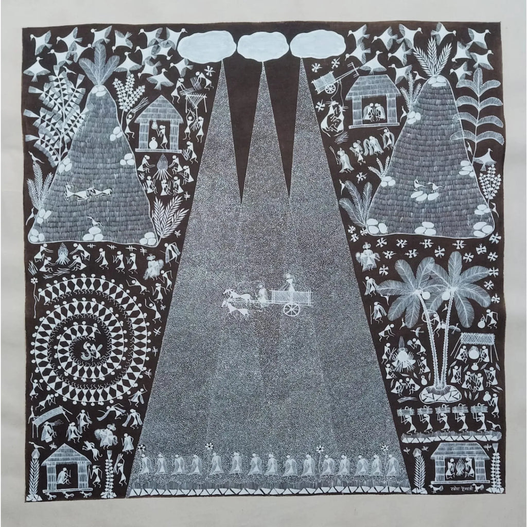Warli - Festive Dance - Young girls and boys