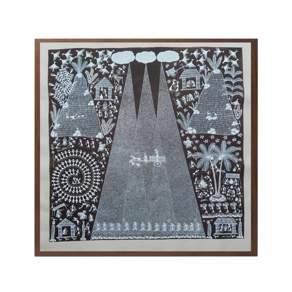 Warli - Festive Dance - Young girls and boys