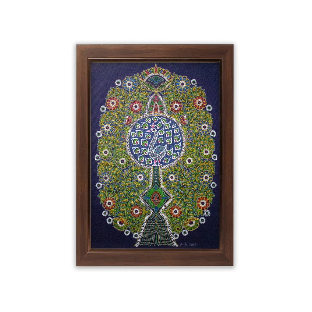 Rogan Art - Tree of Life with peacock