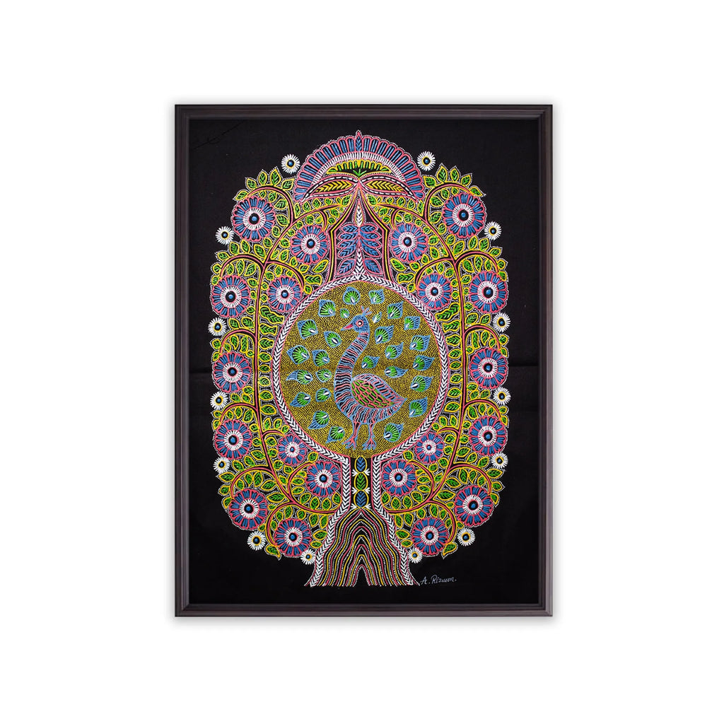 Rogan Art - Tree of Life with peacock