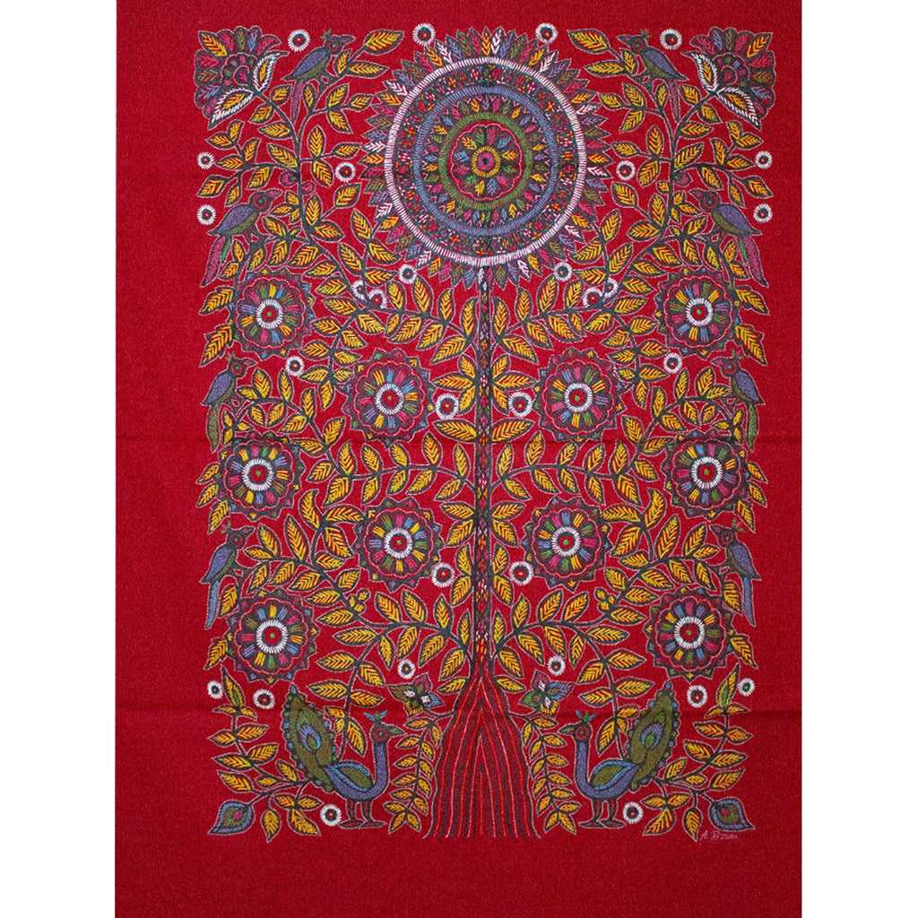 Rogan Art - Tree of Life with peacock