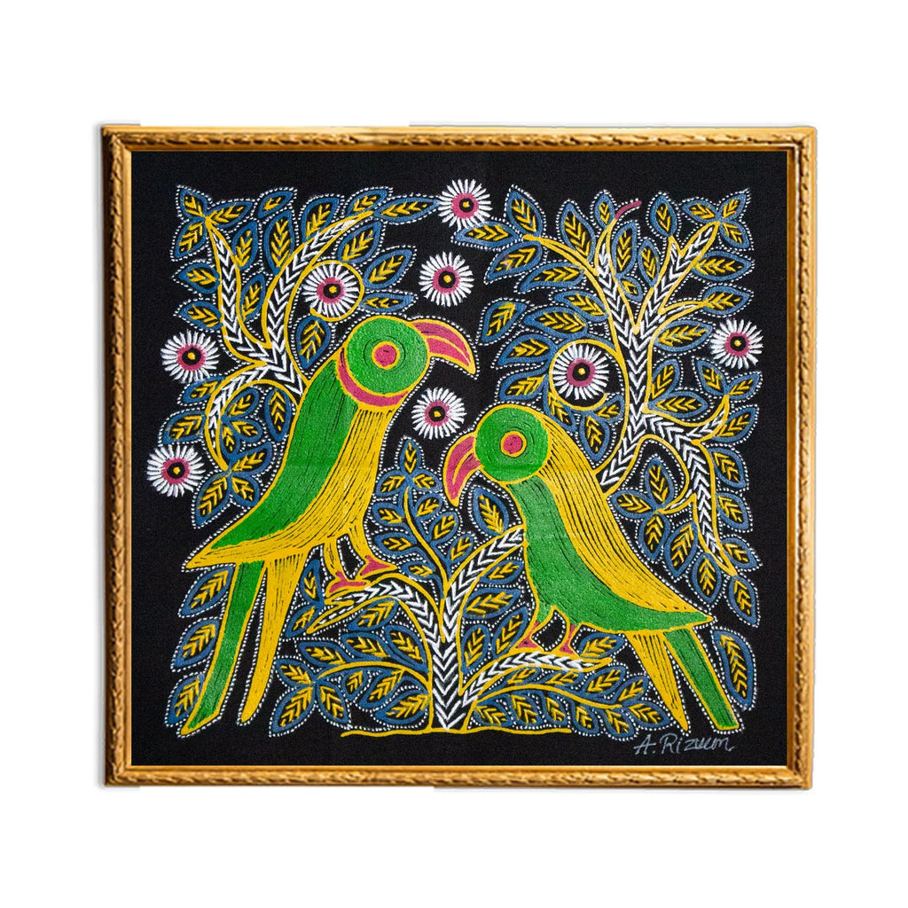 Rogan Art - Pair of parrots