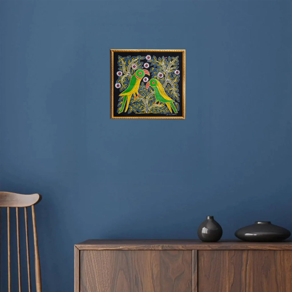 Rogan Art - Pair of parrots