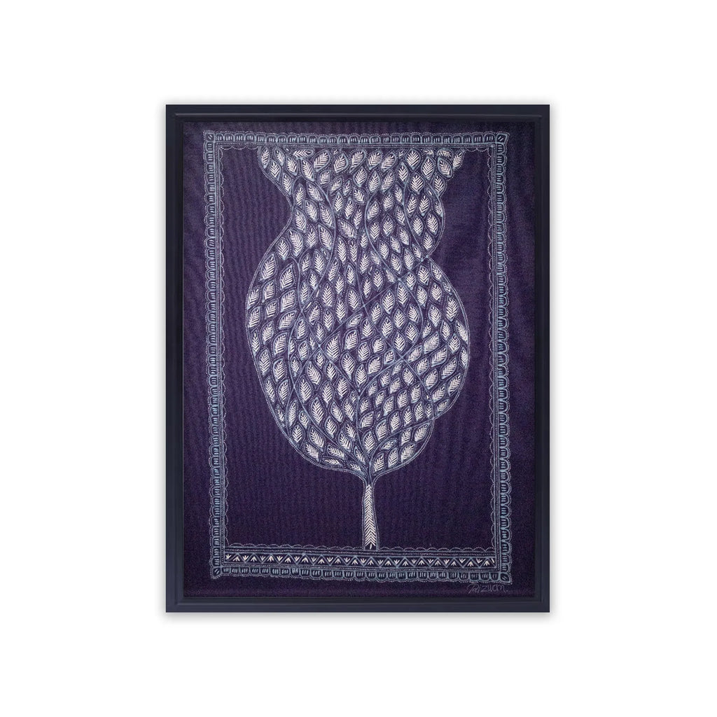 Rogan Art - Tree of Life on Indigo base
