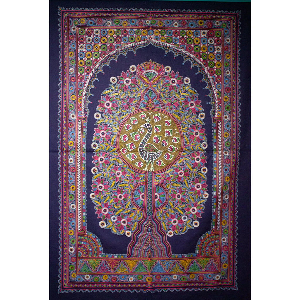 Rogan Art - Tree of Life with peacock