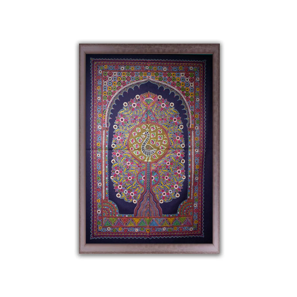 Rogan Art - Tree of Life with peacock