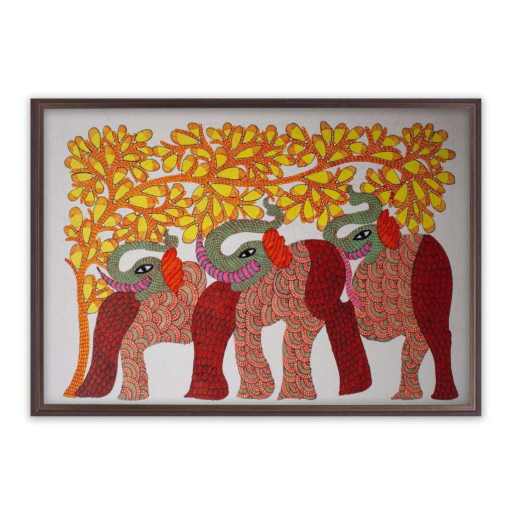 Gond - The Three Elephants