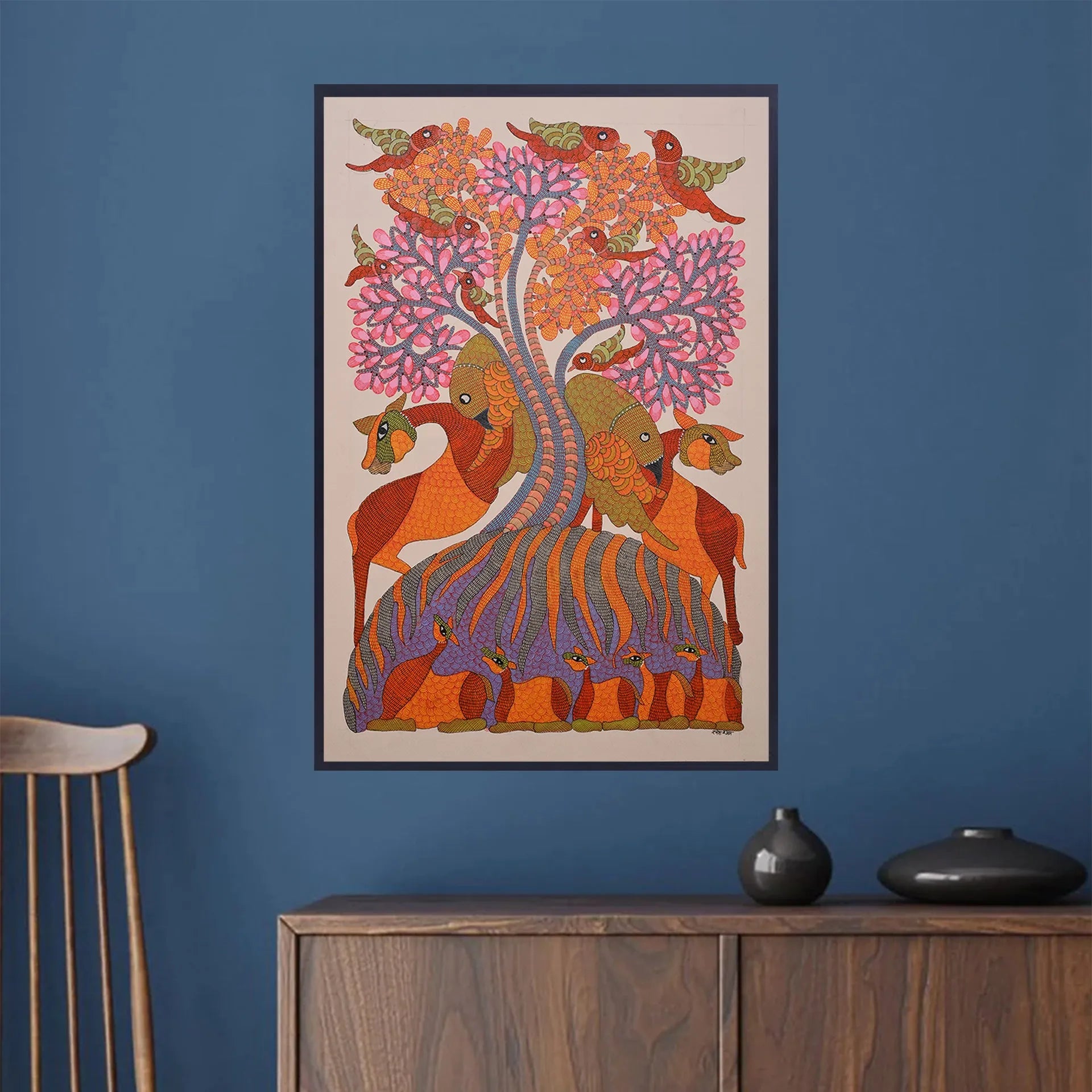 Gond - Tree of Life and Animals