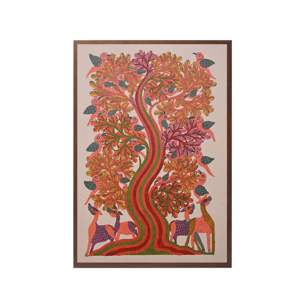 Gond - Tree of Life and Animals