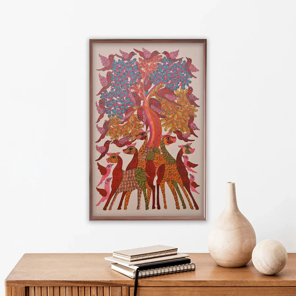 Gond - Tree of Life and Animals
