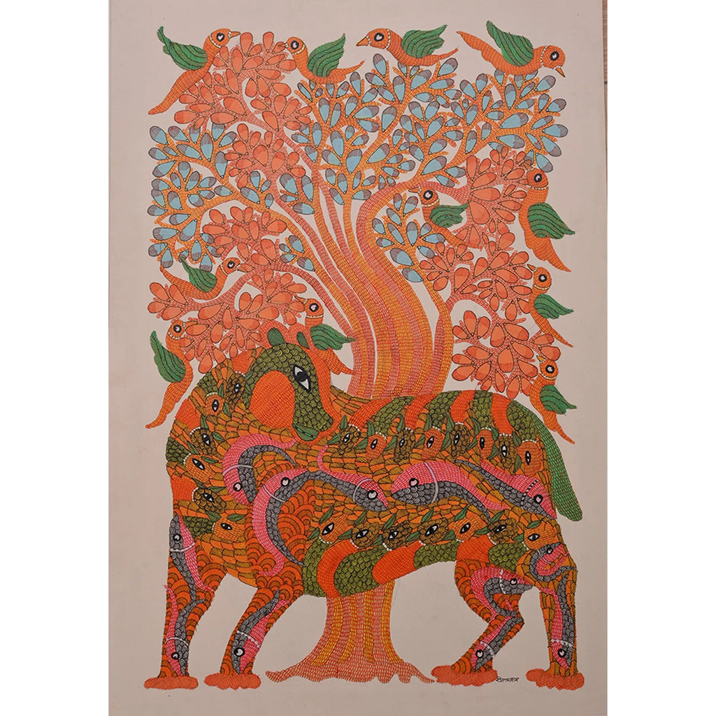 Gond - Tree of Life and the Deer