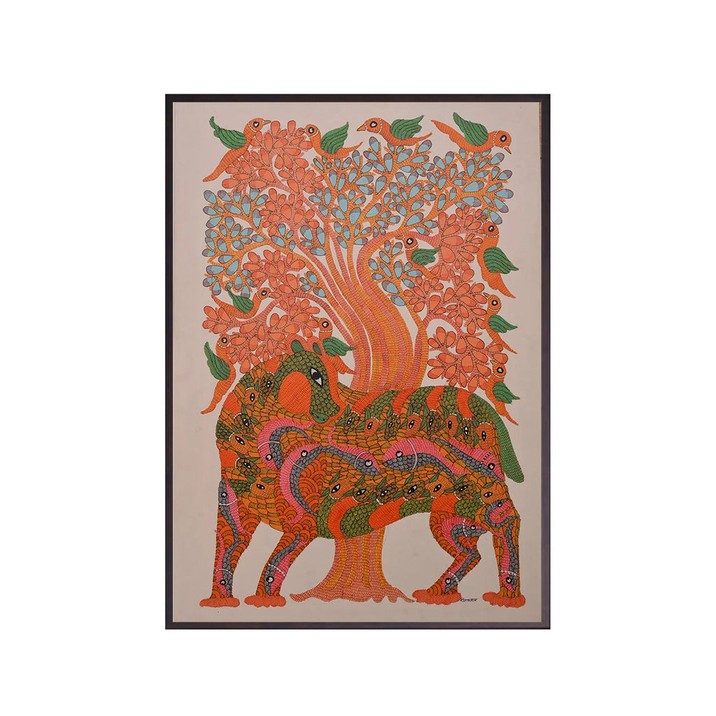 Gond - Tree of Life and the Deer