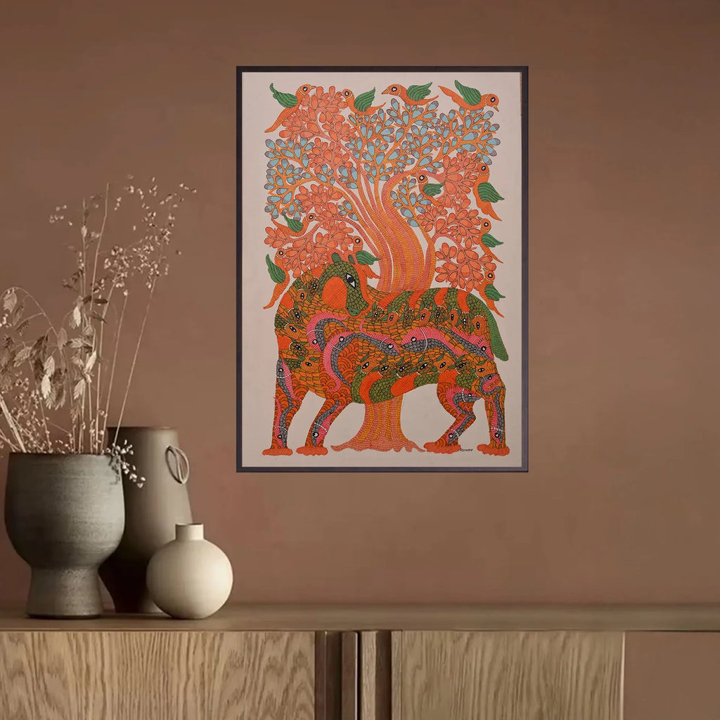 Gond - Tree of Life and the Deer