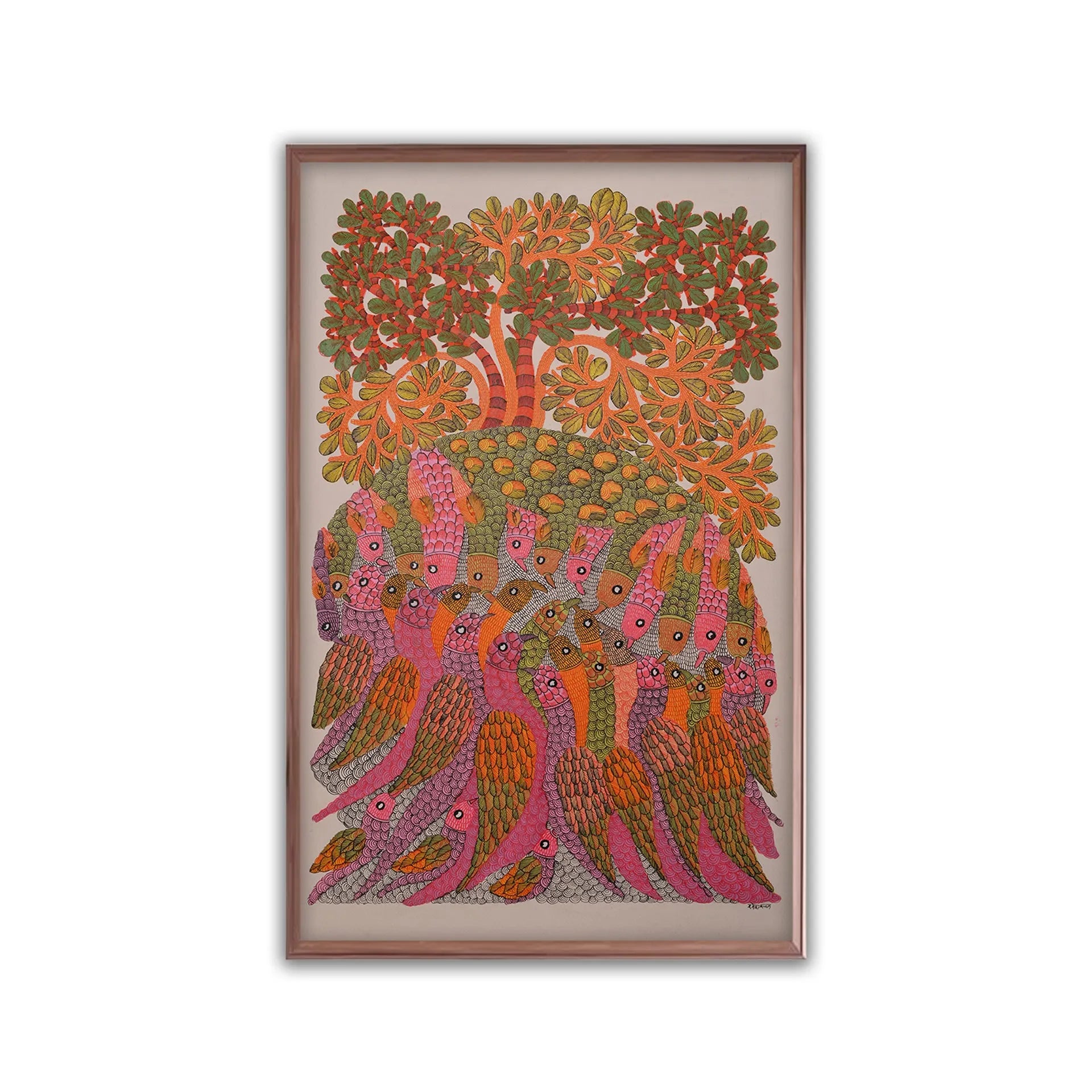 Gond - Peacock Family