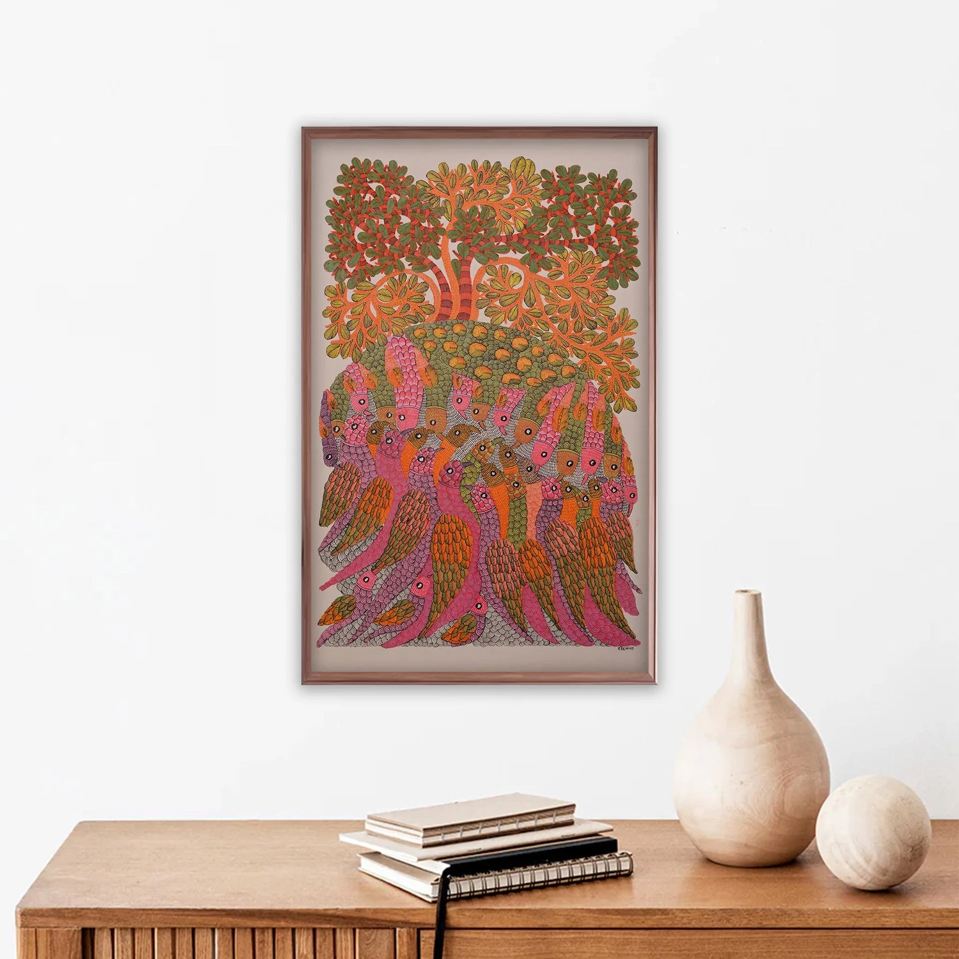 Gond - Peacock Family