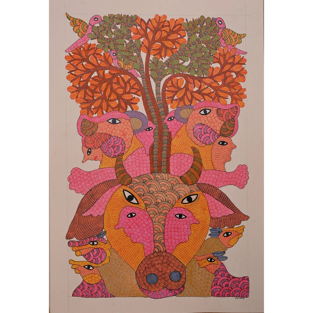 Gond - Baghwana and Tree of Life