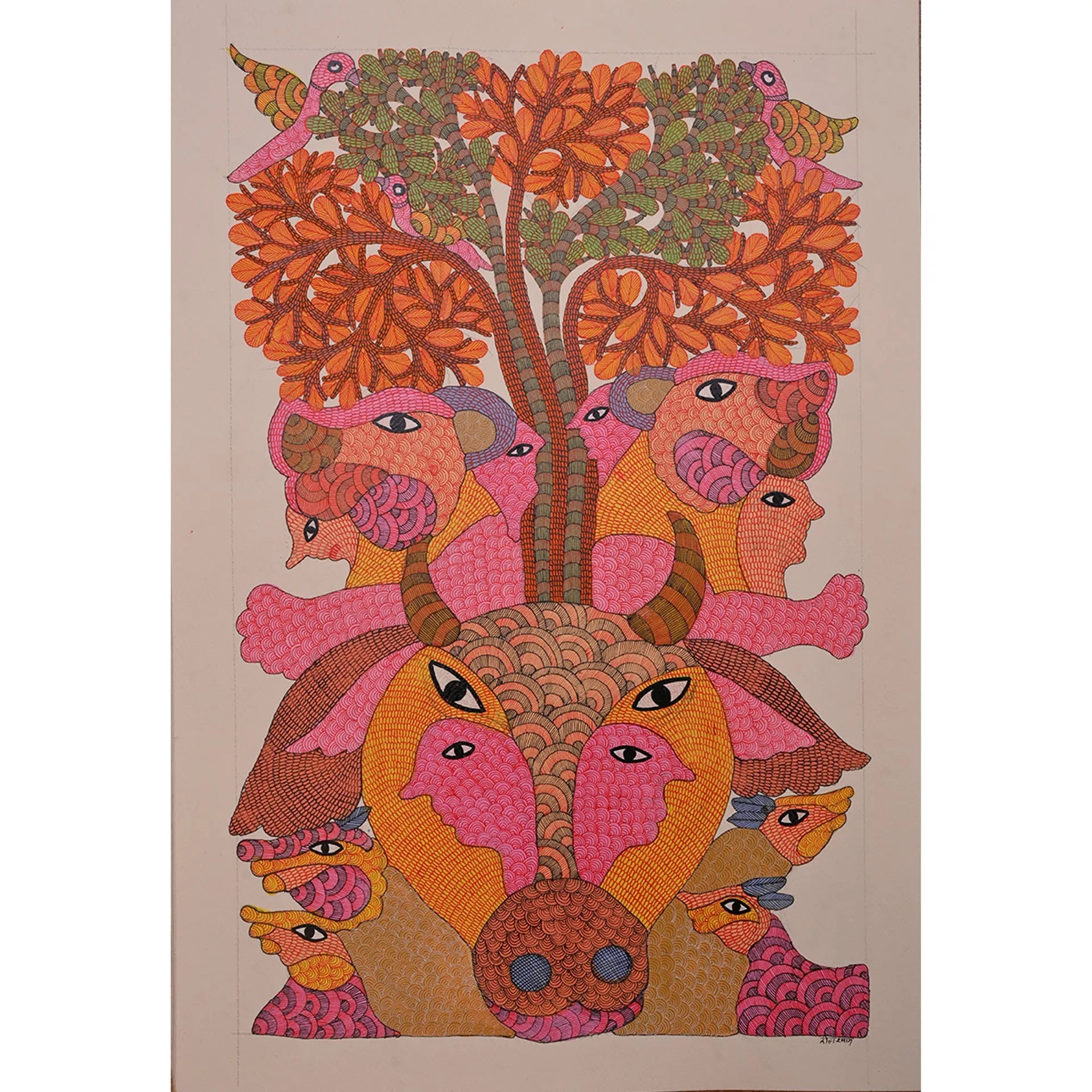 Gond - Baghwana and Tree of Life