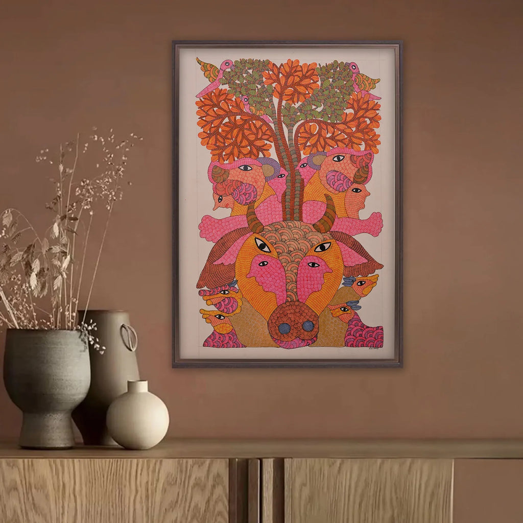 Gond - Baghwana and Tree of Life