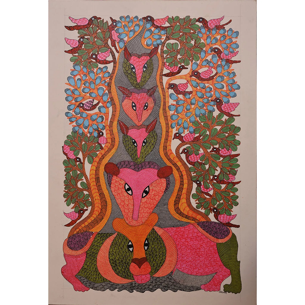 Gond - The Tiger Family